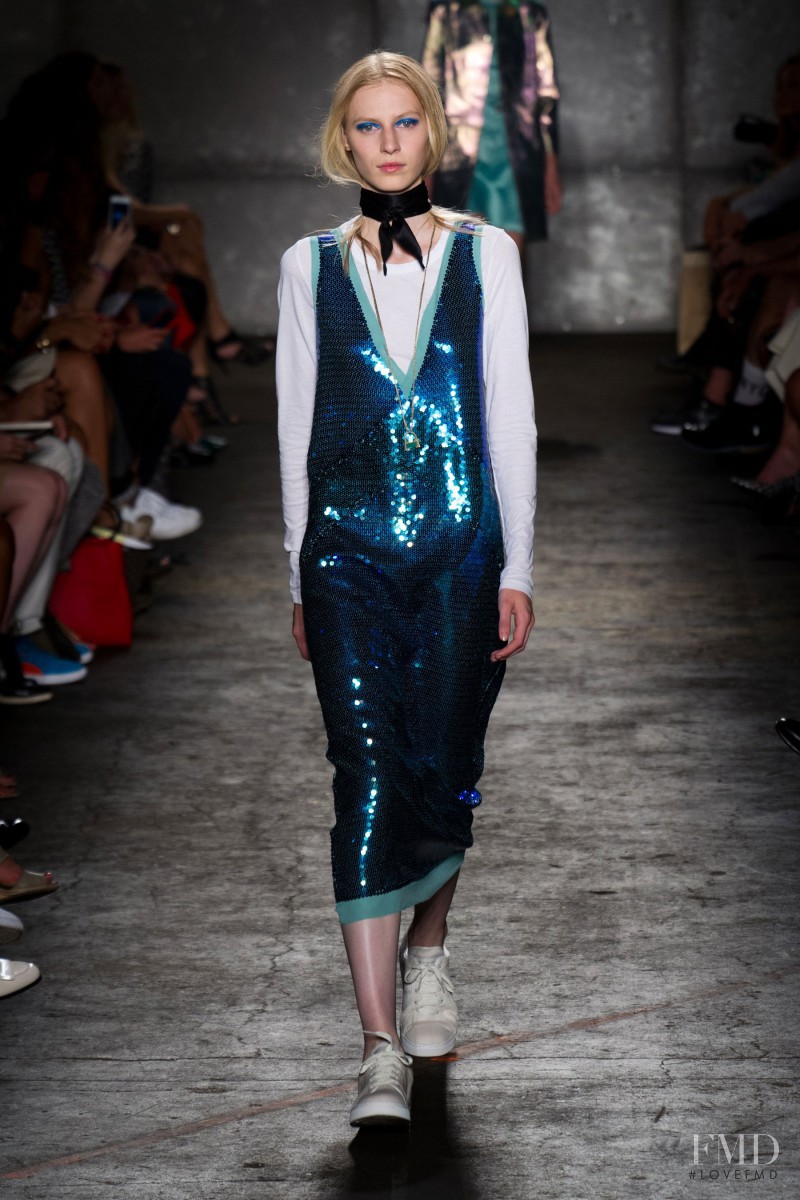 Julia Nobis featured in  the Marc by Marc Jacobs fashion show for Spring/Summer 2014