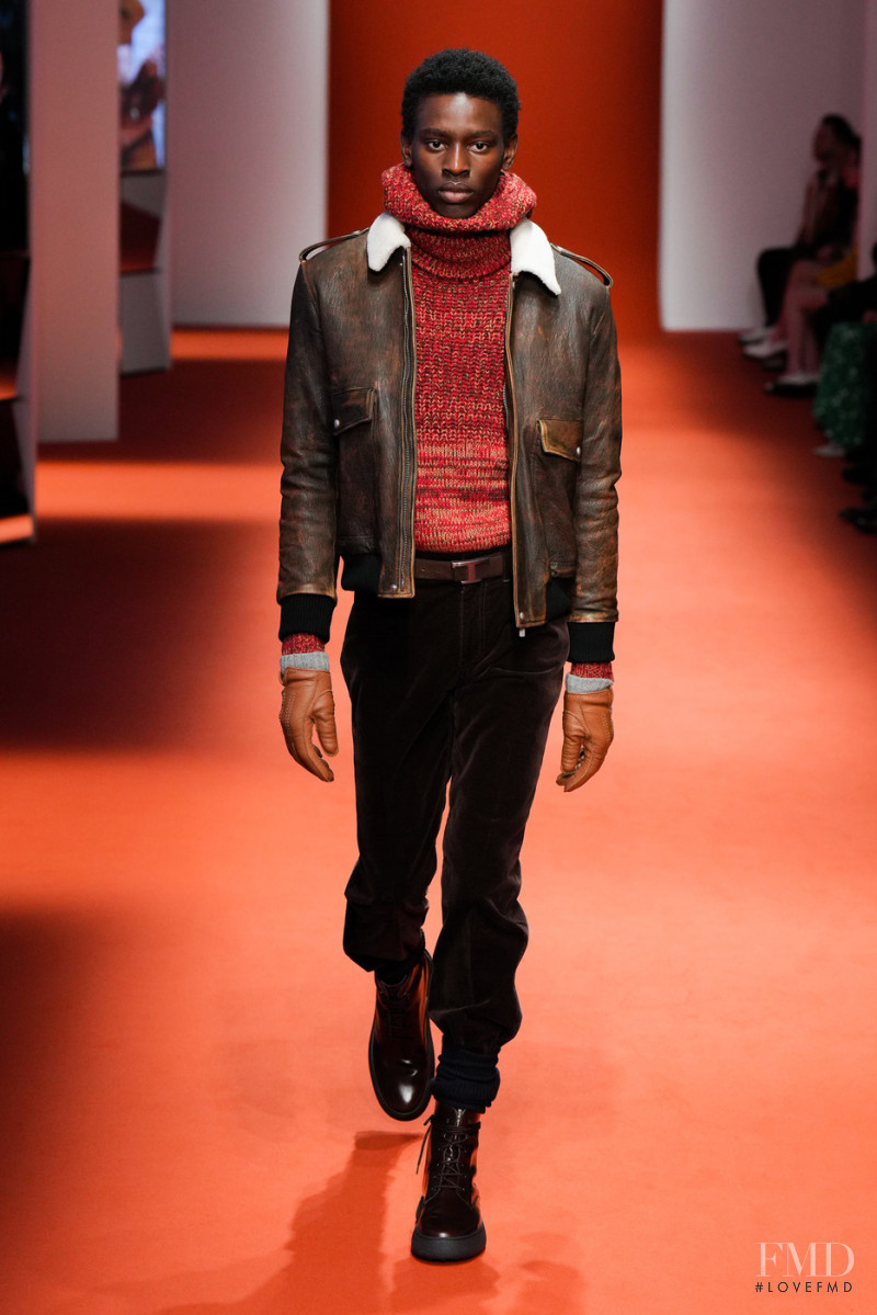 Adamu Bulus featured in  the Tod\'s fashion show for Autumn/Winter 2022