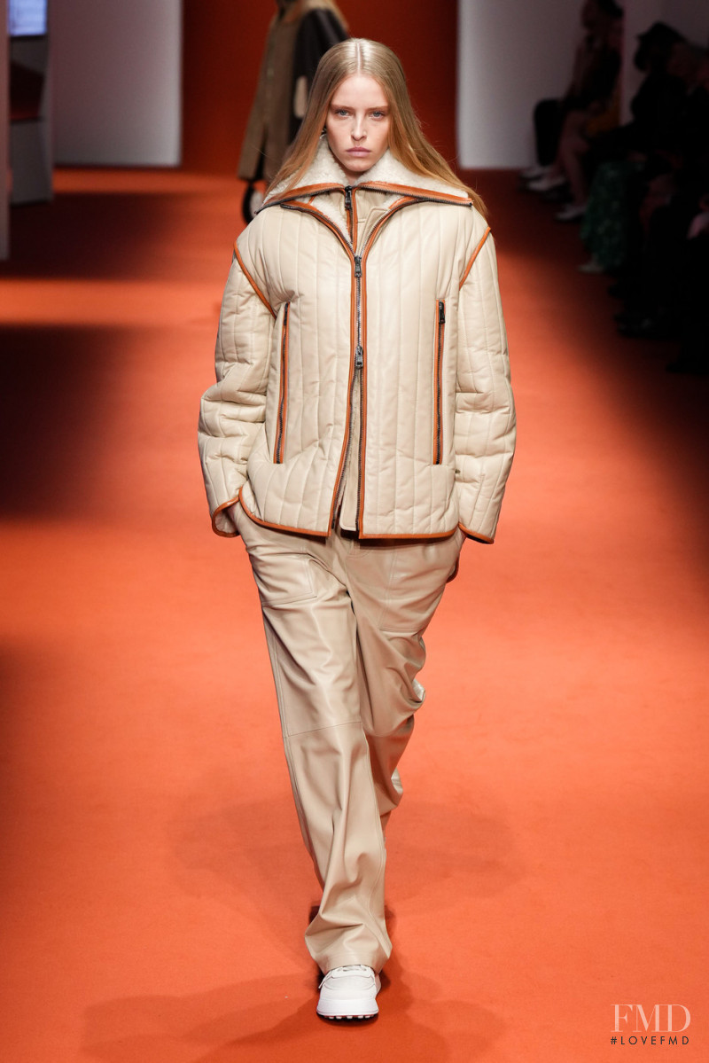 Abby Champion featured in  the Tod\'s fashion show for Autumn/Winter 2022