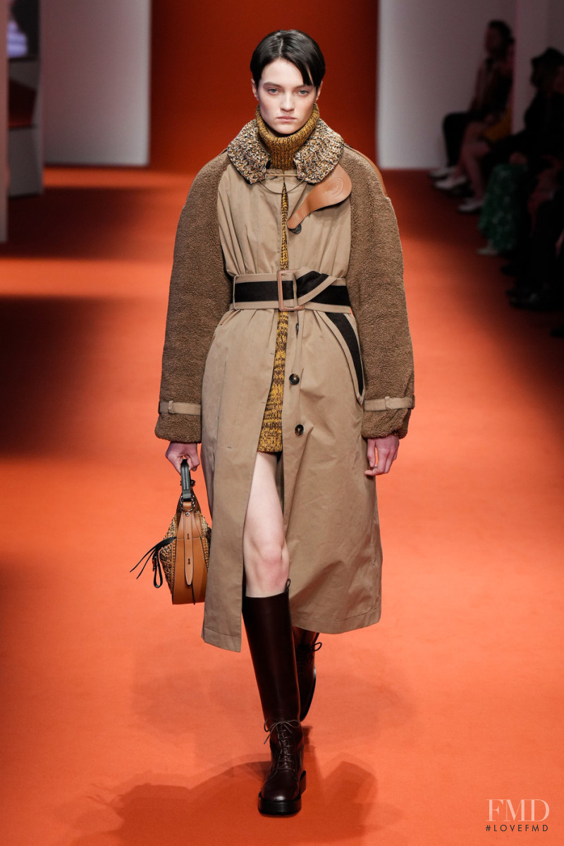 Tanya Churbanova featured in  the Tod\'s fashion show for Autumn/Winter 2022