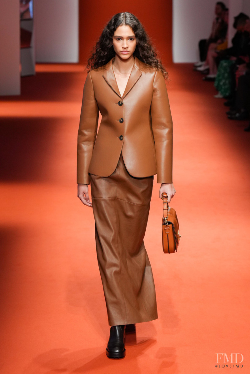 Catarina Guedes featured in  the Tod\'s fashion show for Autumn/Winter 2022
