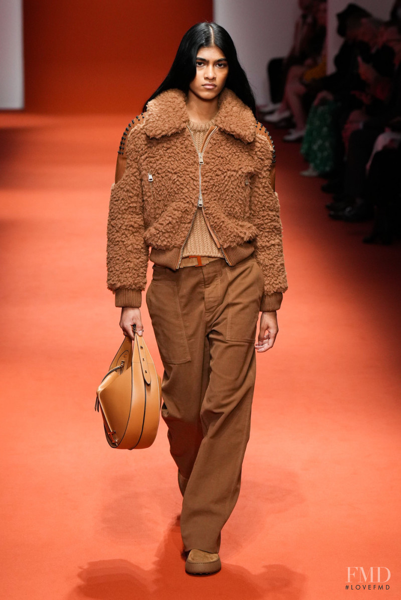 Ashley Radjarame featured in  the Tod\'s fashion show for Autumn/Winter 2022