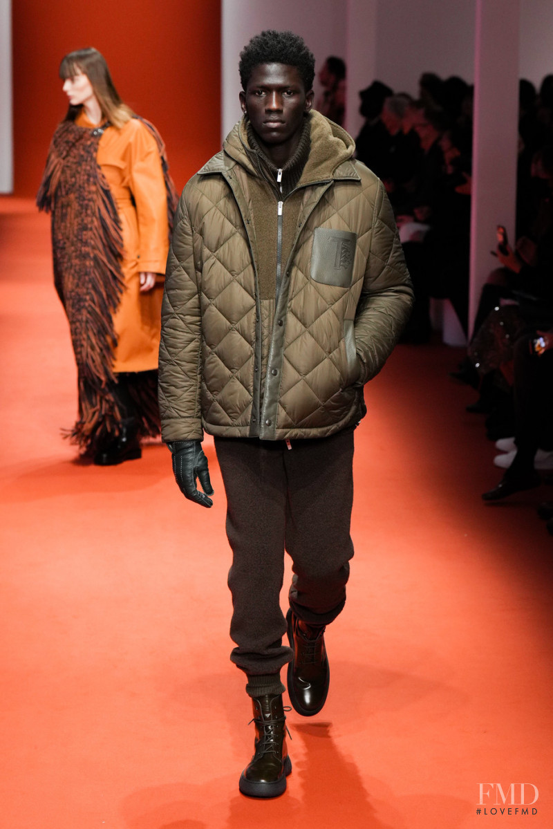 Moustapha Sy featured in  the Tod\'s fashion show for Autumn/Winter 2022