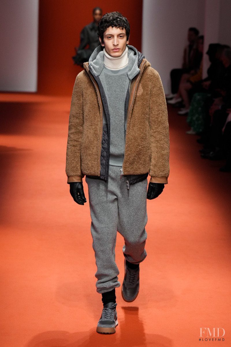 Takfarines Bengana featured in  the Tod\'s fashion show for Autumn/Winter 2022