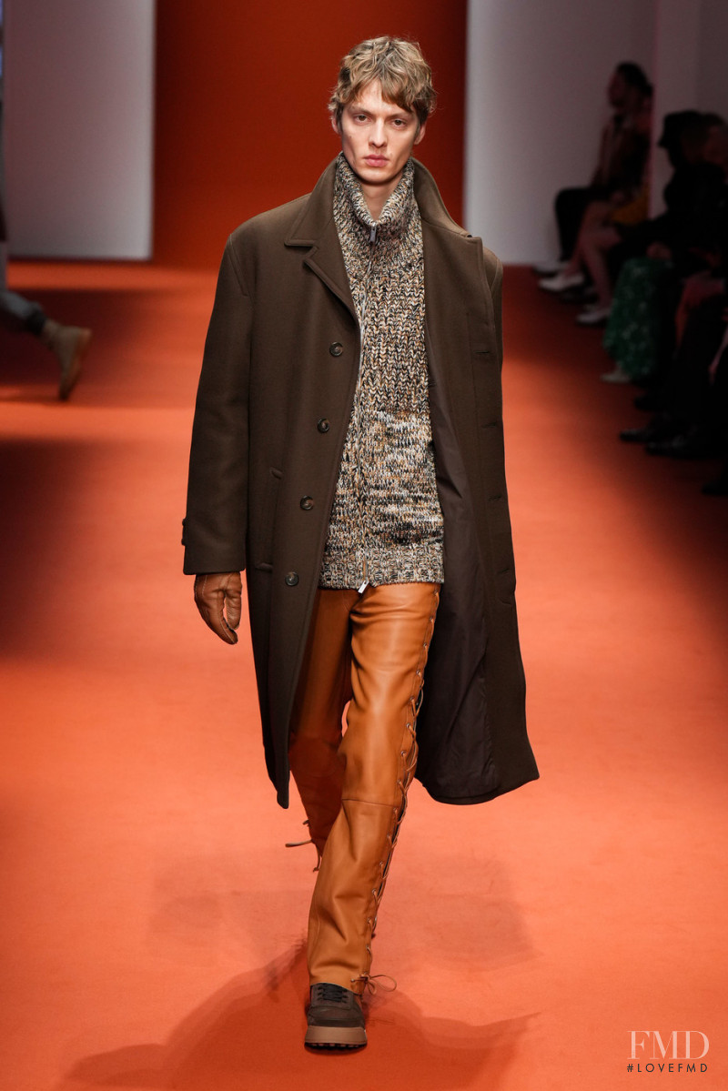 Leon Dame featured in  the Tod\'s fashion show for Autumn/Winter 2022