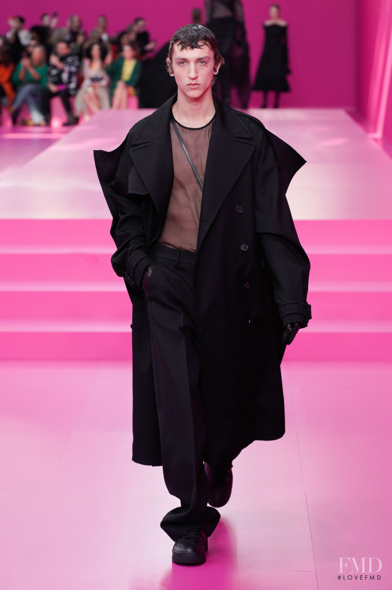 Saul Symon featured in  the Valentino fashion show for Autumn/Winter 2022