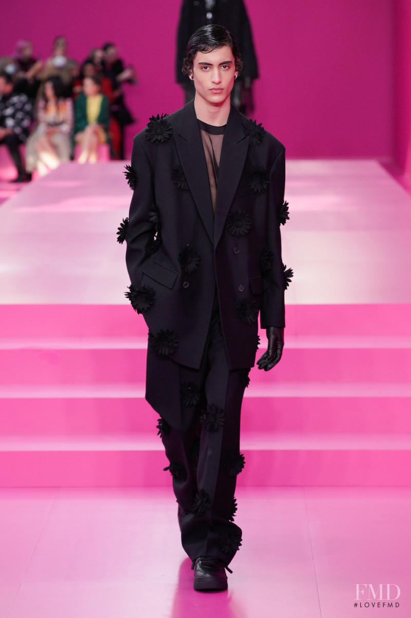 Yoesry Detre featured in  the Valentino fashion show for Autumn/Winter 2022