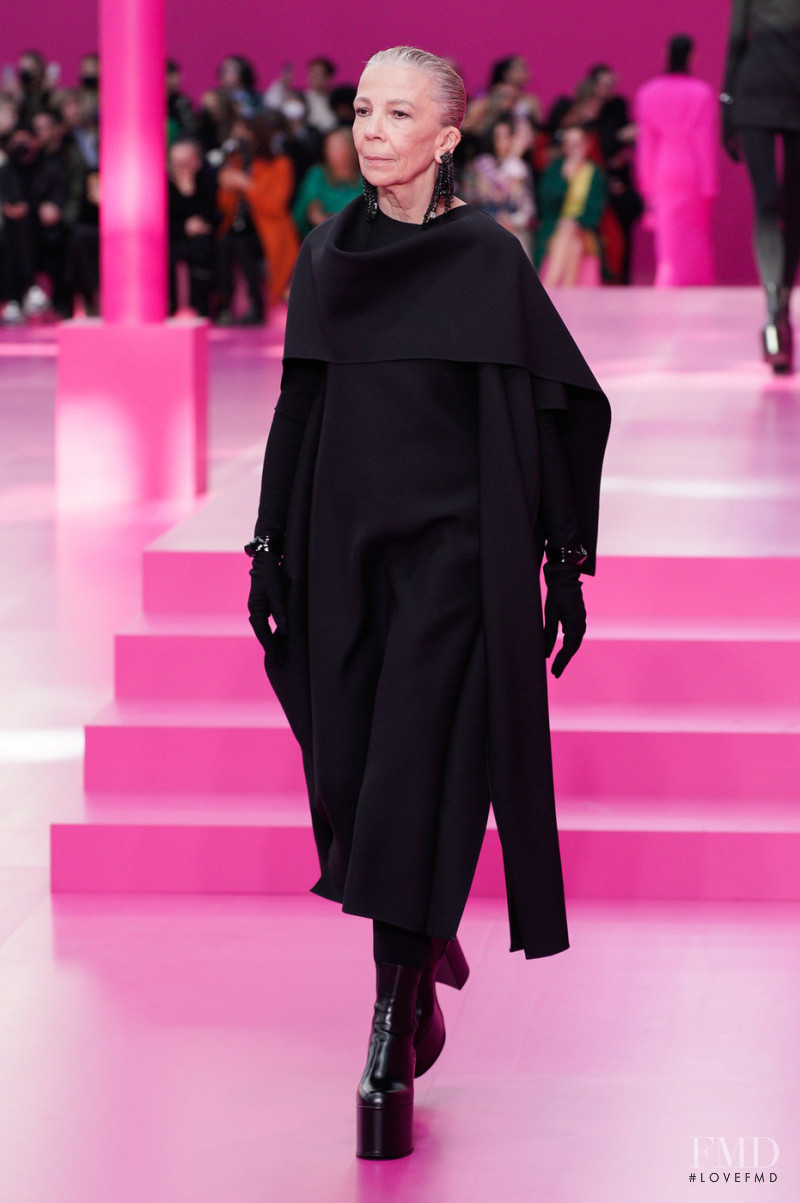 Penelope Tree featured in  the Valentino fashion show for Autumn/Winter 2022