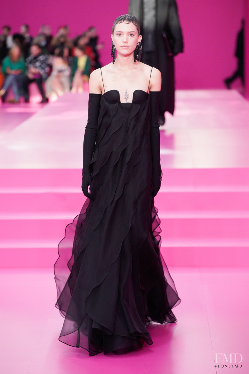 Loane Normand featured in  the Valentino fashion show for Autumn/Winter 2022