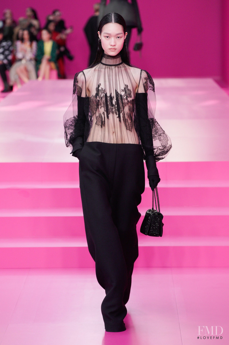 Chloe Oh featured in  the Valentino fashion show for Autumn/Winter 2022