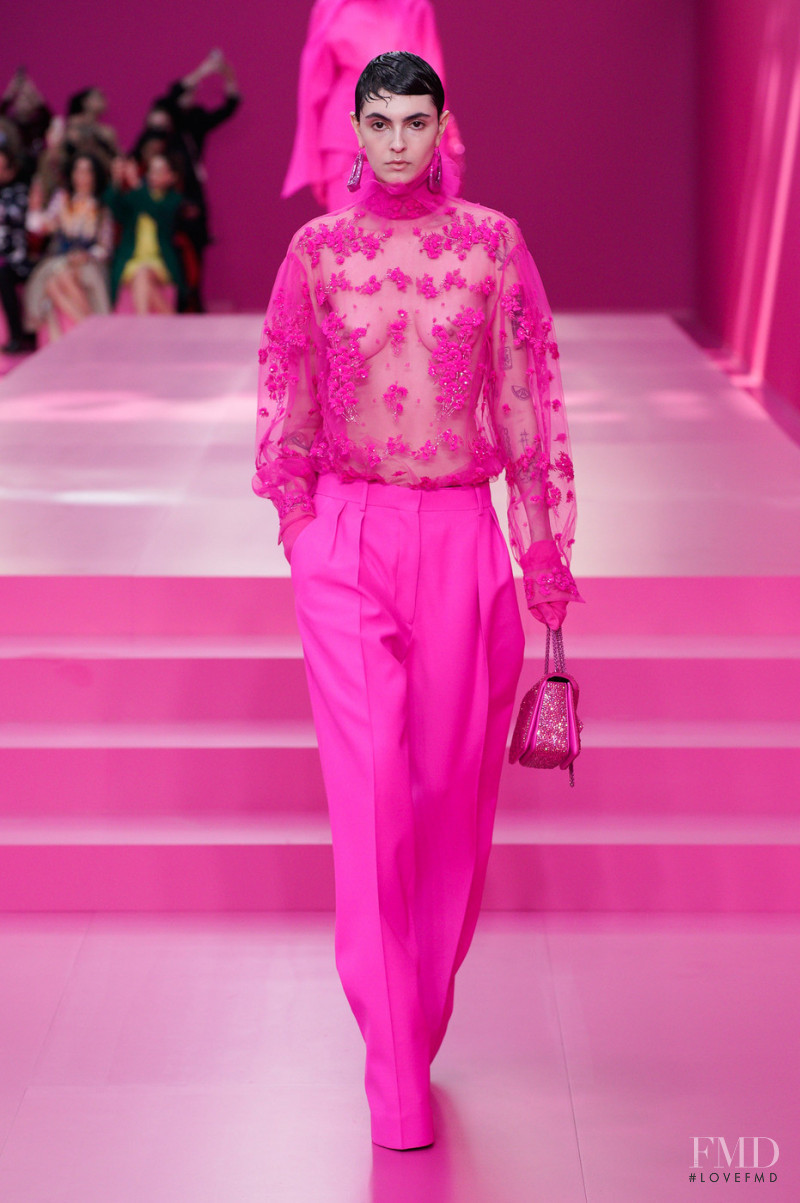 Wali Deutsch featured in  the Valentino fashion show for Autumn/Winter 2022