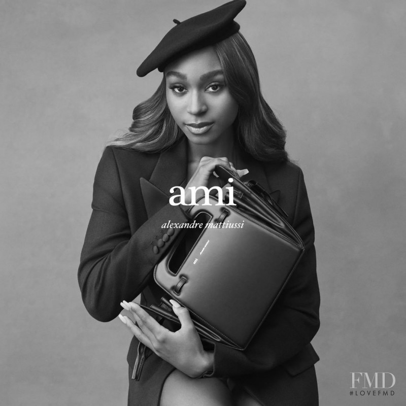 Ami Paris L\'Accordeon Bag Campaign Featuring Normani advertisement for Spring/Summer 2022