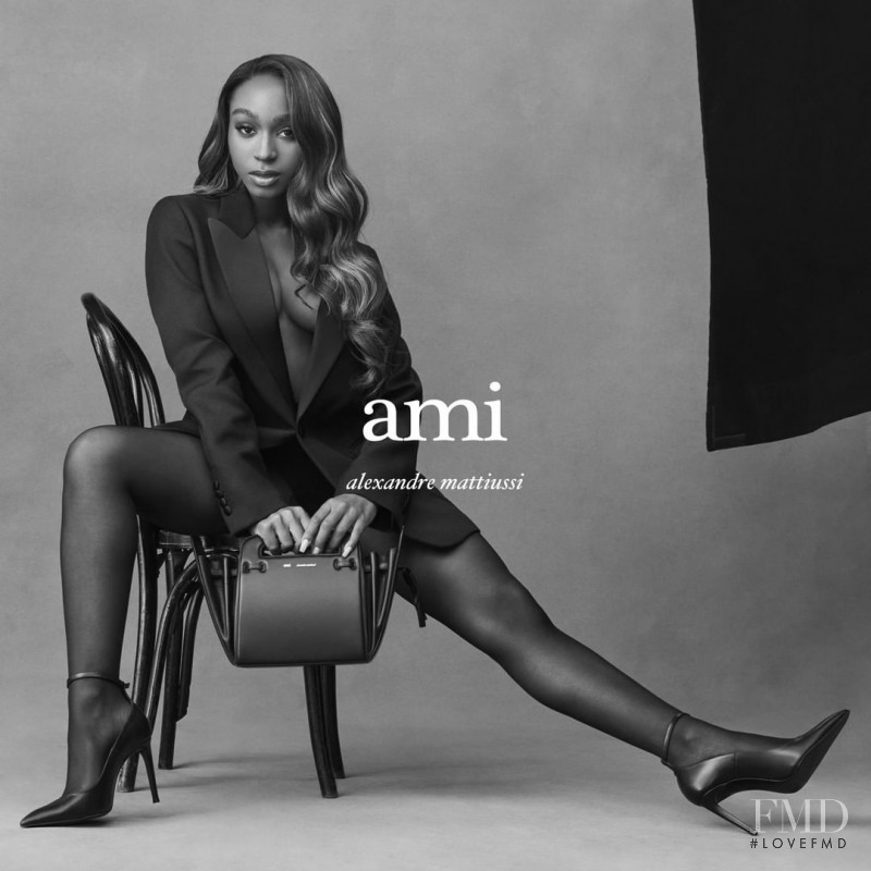 Ami Paris L\'Accordeon Bag Campaign Featuring Normani advertisement for Spring/Summer 2022