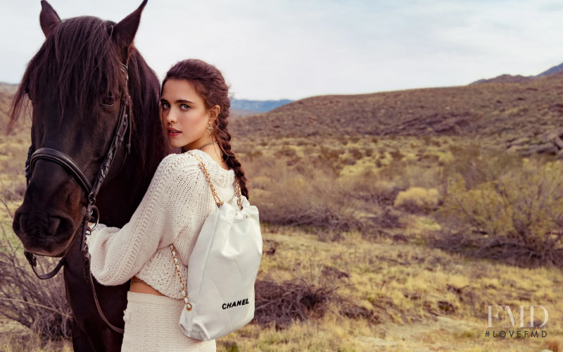 Chanel CHANEL 22 Bag Campaign Featuring Lily-Rose Depp, Margaret Qualley and Whitney Peak advertisement for Spring/Summer 2022