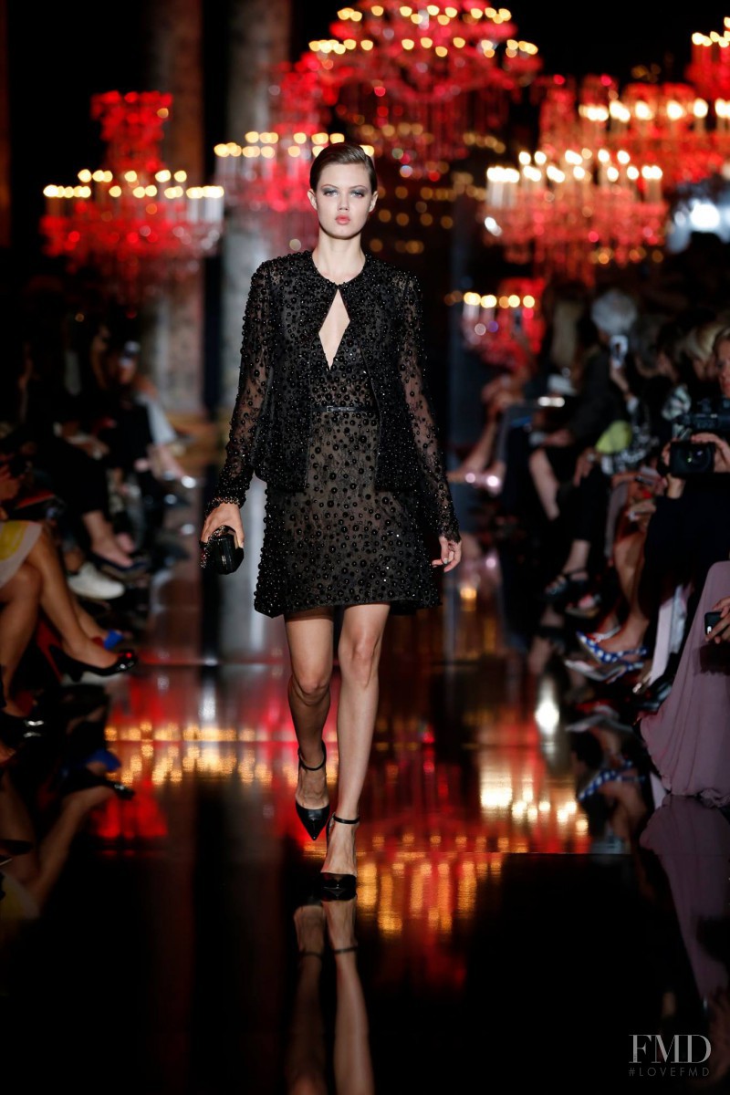 Lindsey Wixson featured in  the Elie Saab Couture fashion show for Autumn/Winter 2014