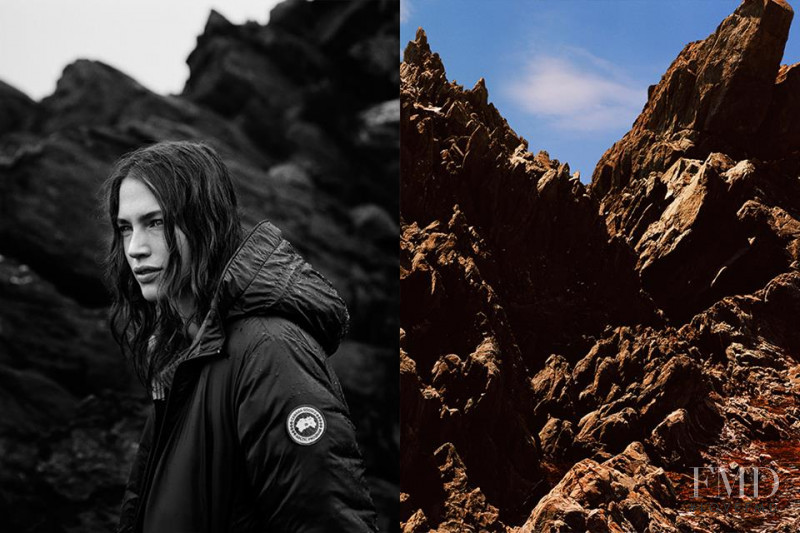 Crista Cober featured in  the Canada Goose advertisement for Autumn/Winter 2016