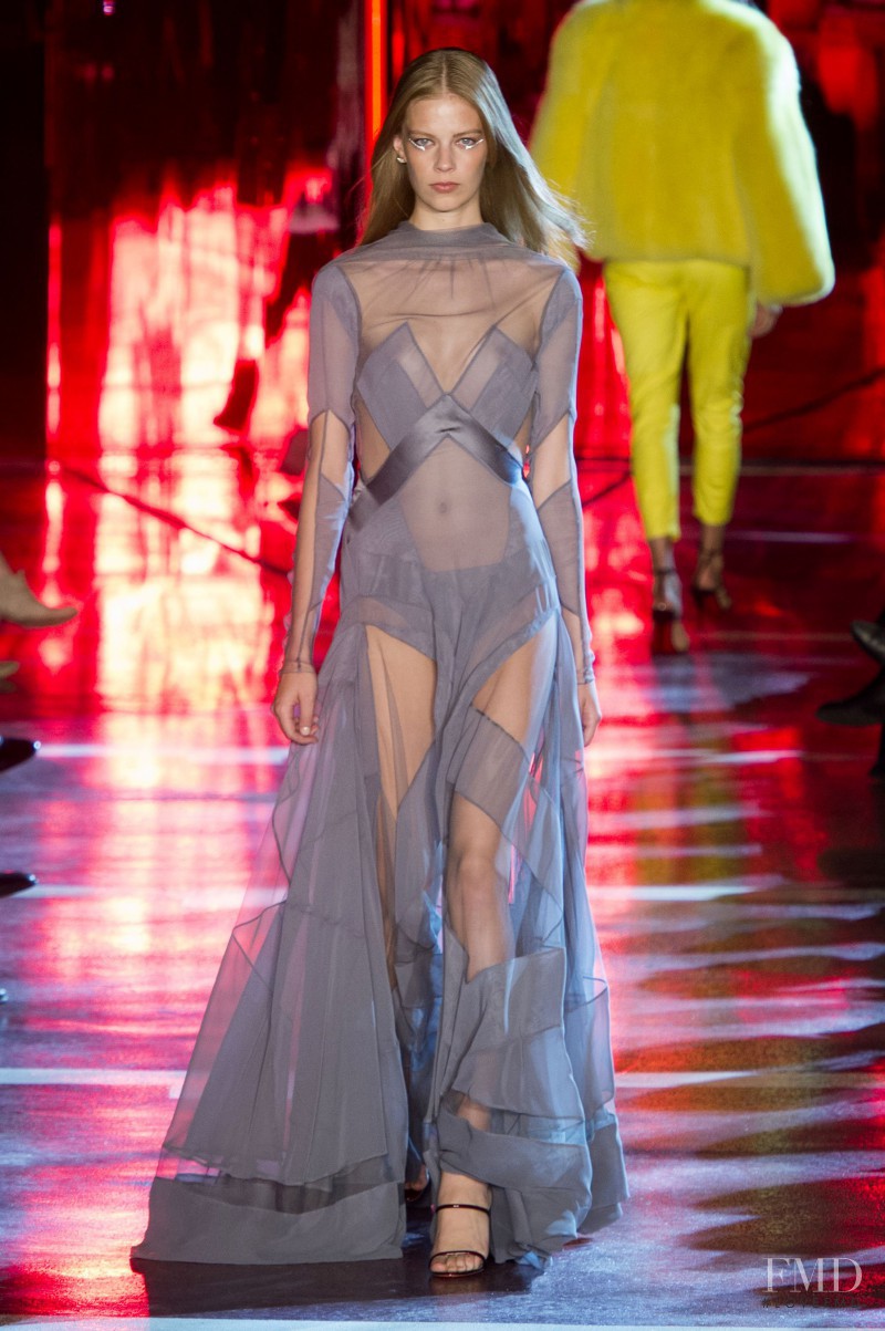 Lexi Boling featured in  the Alexandre Vauthier fashion show for Autumn/Winter 2014