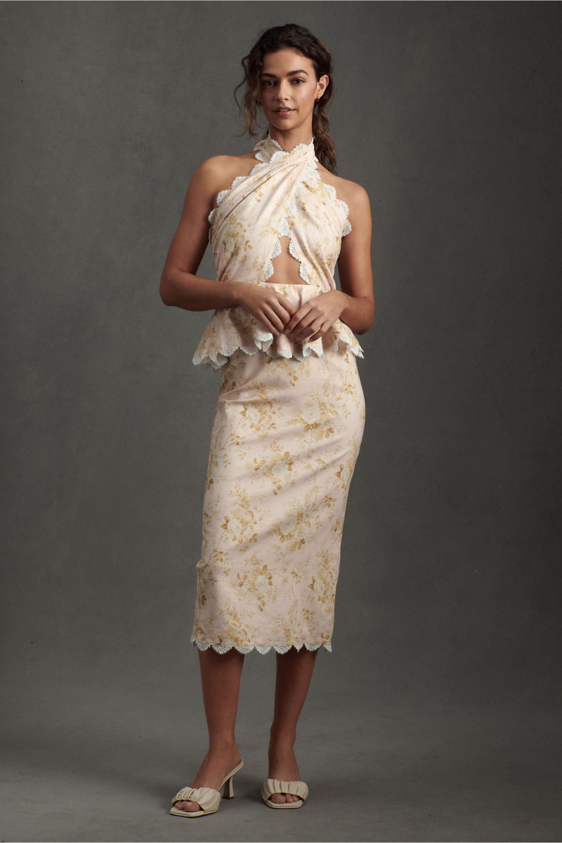 Marie Teissonniere featured in  the BHLDN catalogue for Spring/Summer 2022