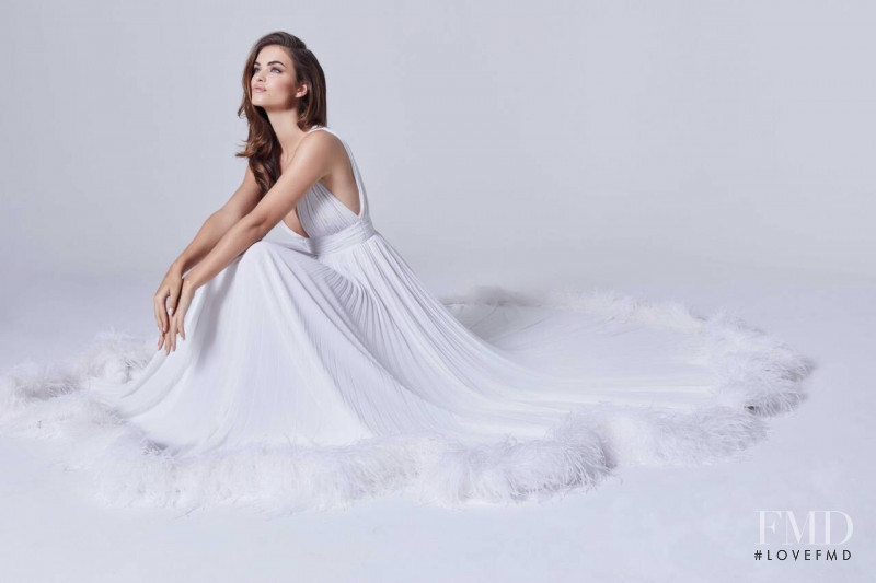 Robin Holzken featured in  the Nicole + Felicia lookbook for Spring/Summer 2020