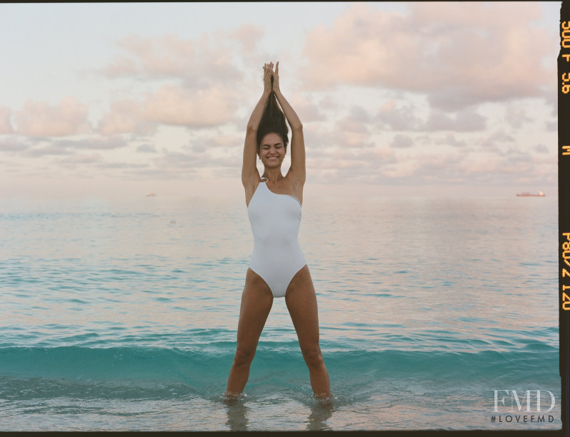 Robin Holzken featured in  the Solid & Stripped lookbook for Spring/Summer 2020