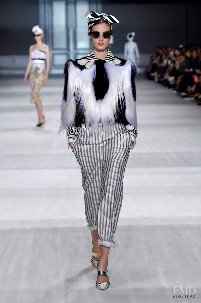 Elodia Prieto featured in  the Giambattista Valli Haute Couture fashion show for Autumn/Winter 2014