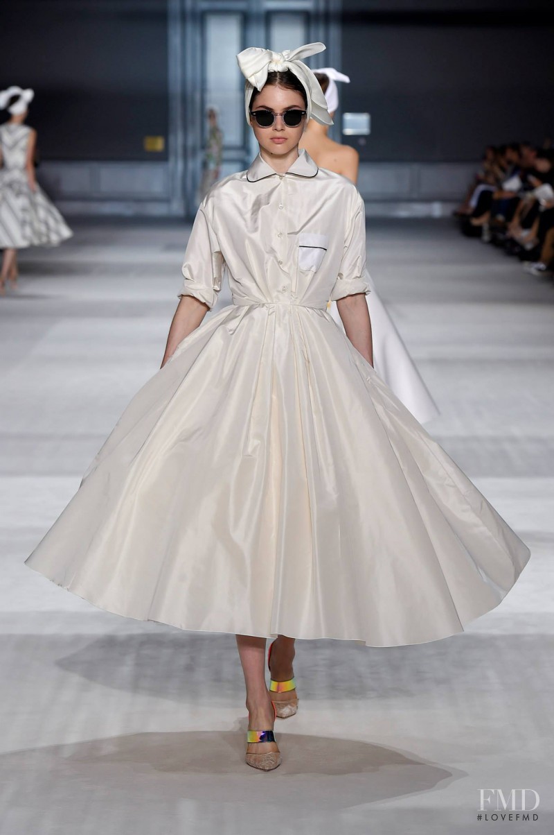 Irma Spies featured in  the Giambattista Valli Haute Couture fashion show for Autumn/Winter 2014