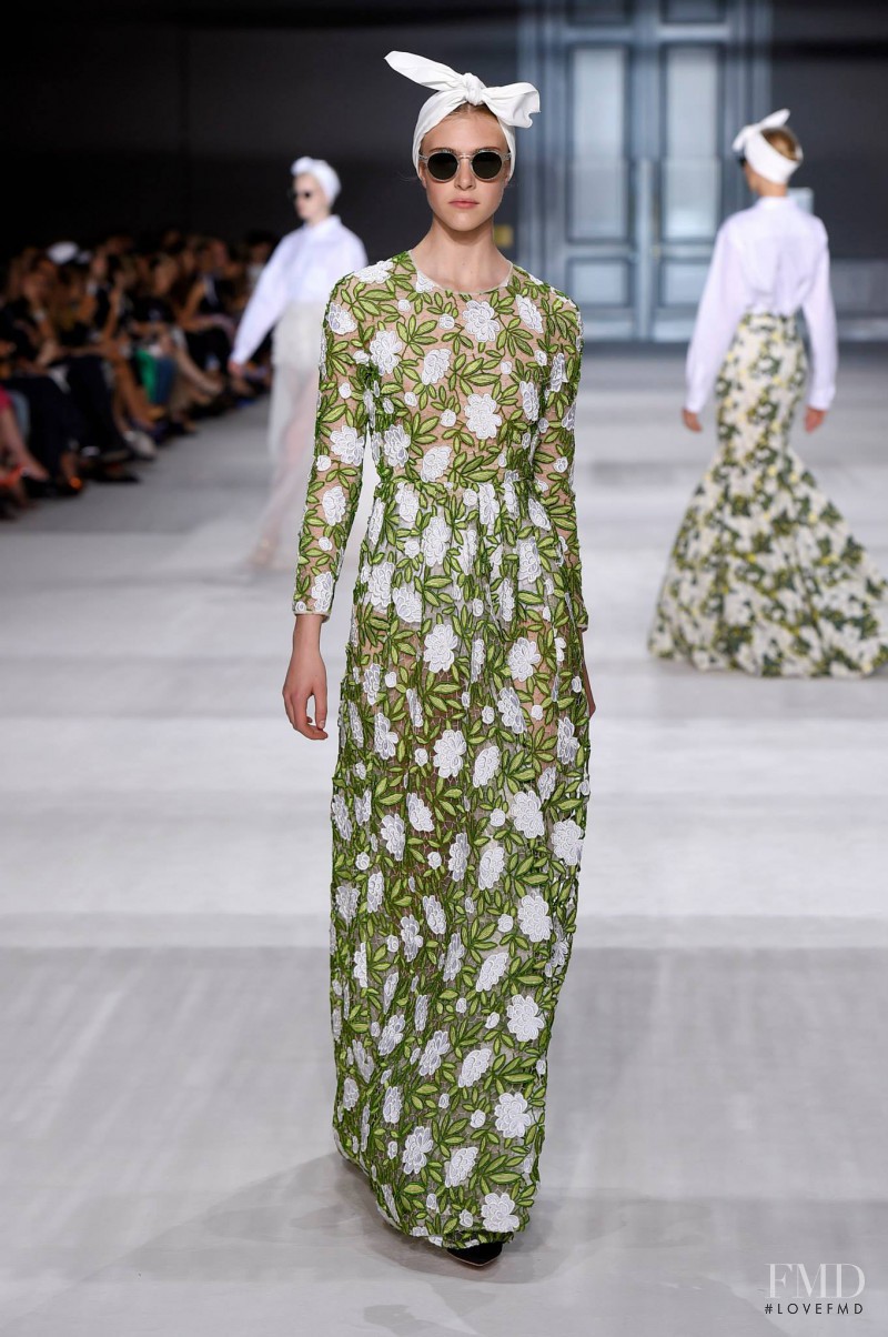 Hedvig Palm featured in  the Giambattista Valli Haute Couture fashion show for Autumn/Winter 2014