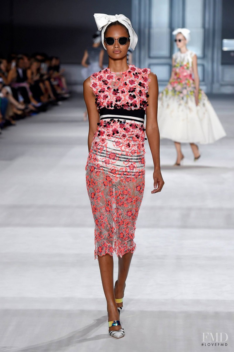 Malaika Firth featured in  the Giambattista Valli Haute Couture fashion show for Autumn/Winter 2014