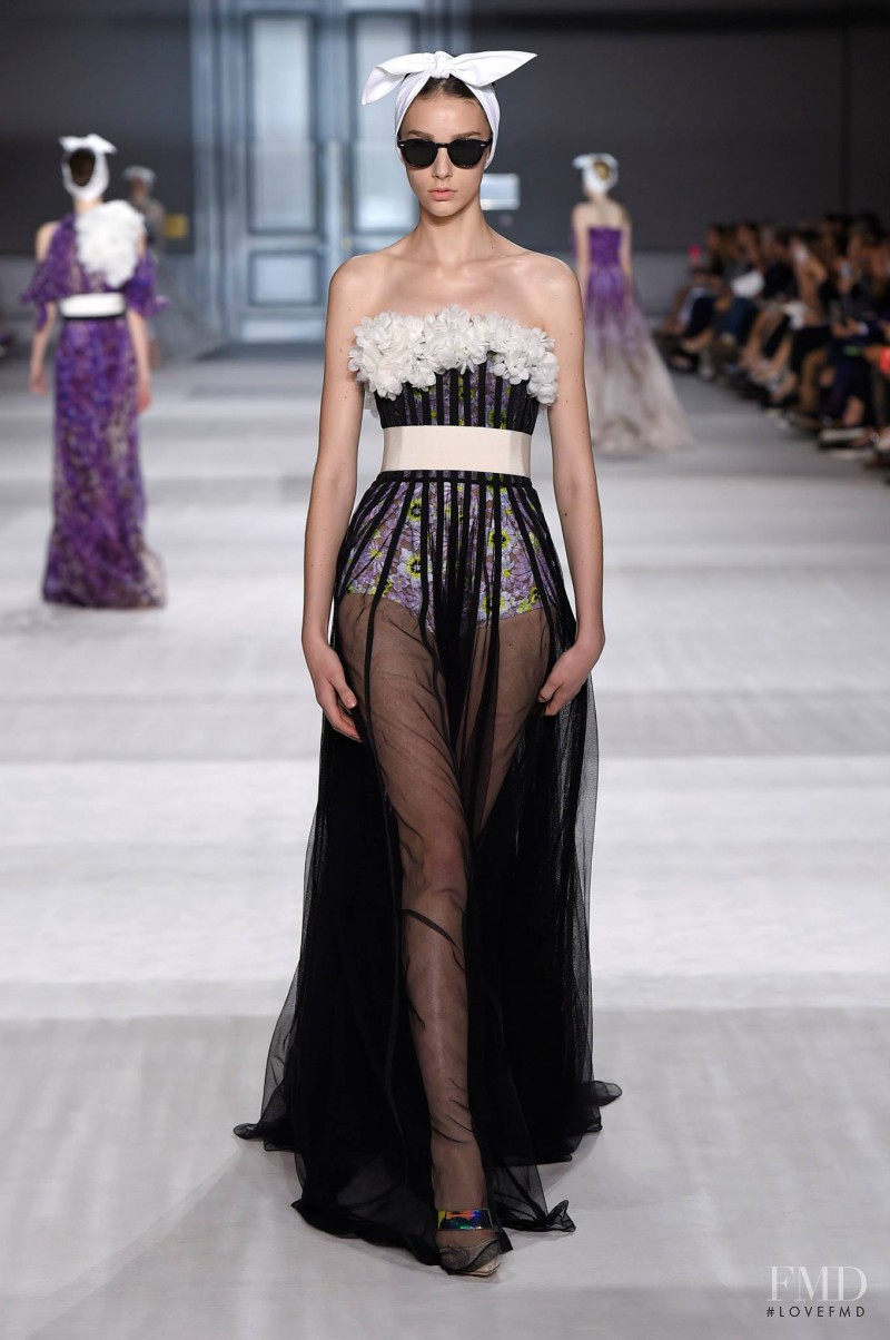 Larissa Marchiori featured in  the Giambattista Valli Haute Couture fashion show for Autumn/Winter 2014