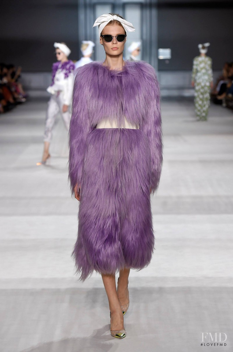 Alexandra Elizabeth Ljadov featured in  the Giambattista Valli Haute Couture fashion show for Autumn/Winter 2014