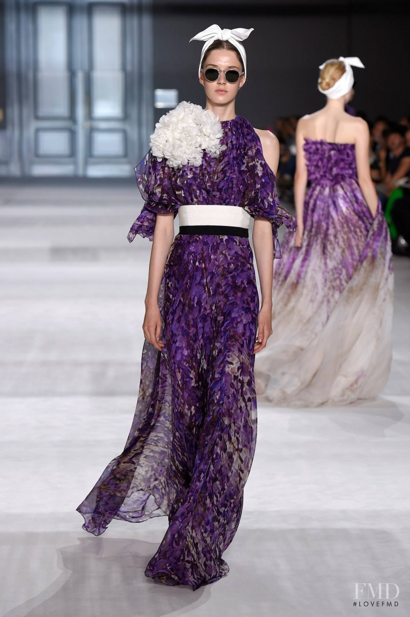 Josephine van Delden featured in  the Giambattista Valli Haute Couture fashion show for Autumn/Winter 2014