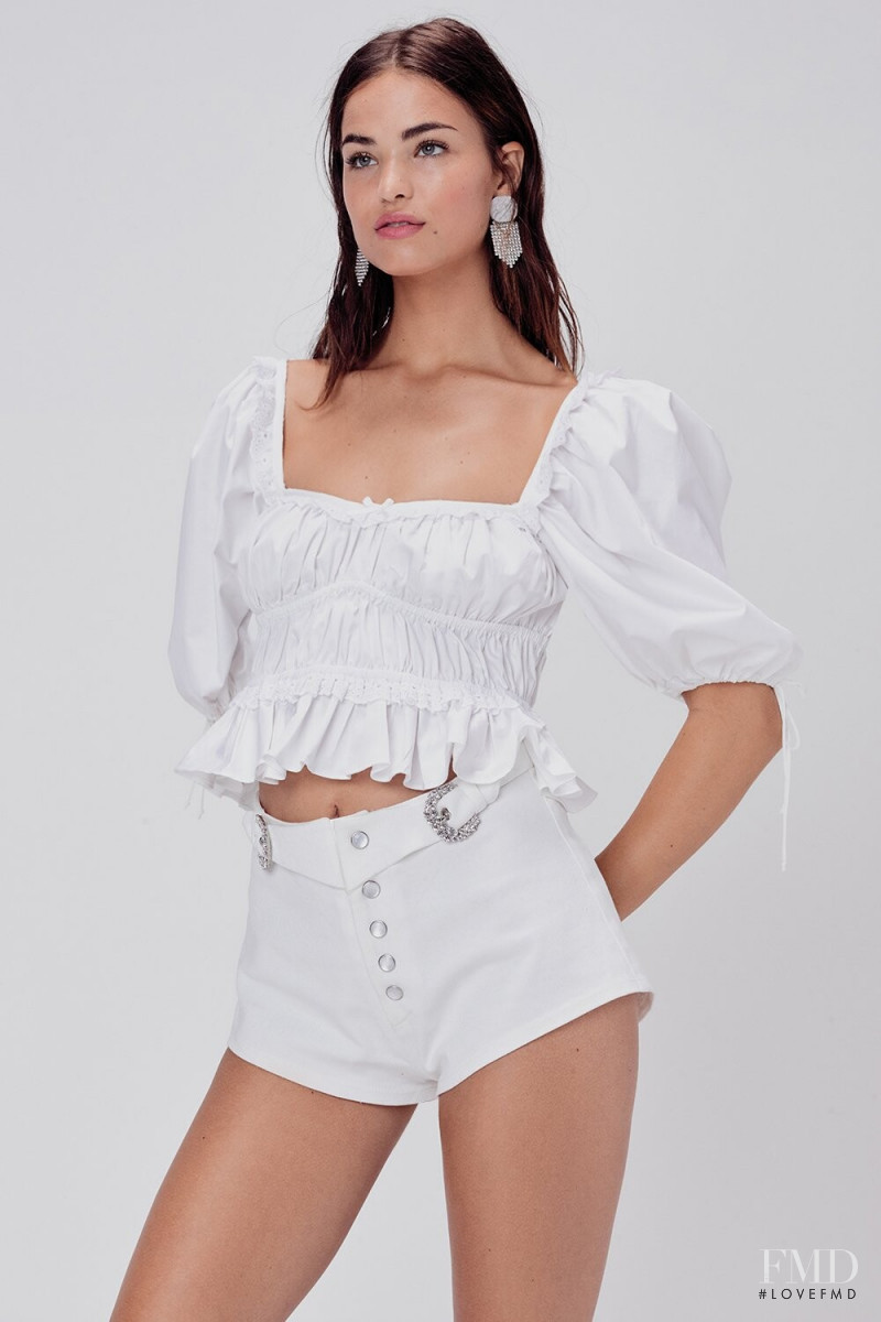 Robin Holzken featured in  the For Love & Lemons catalogue for Spring/Summer 2020