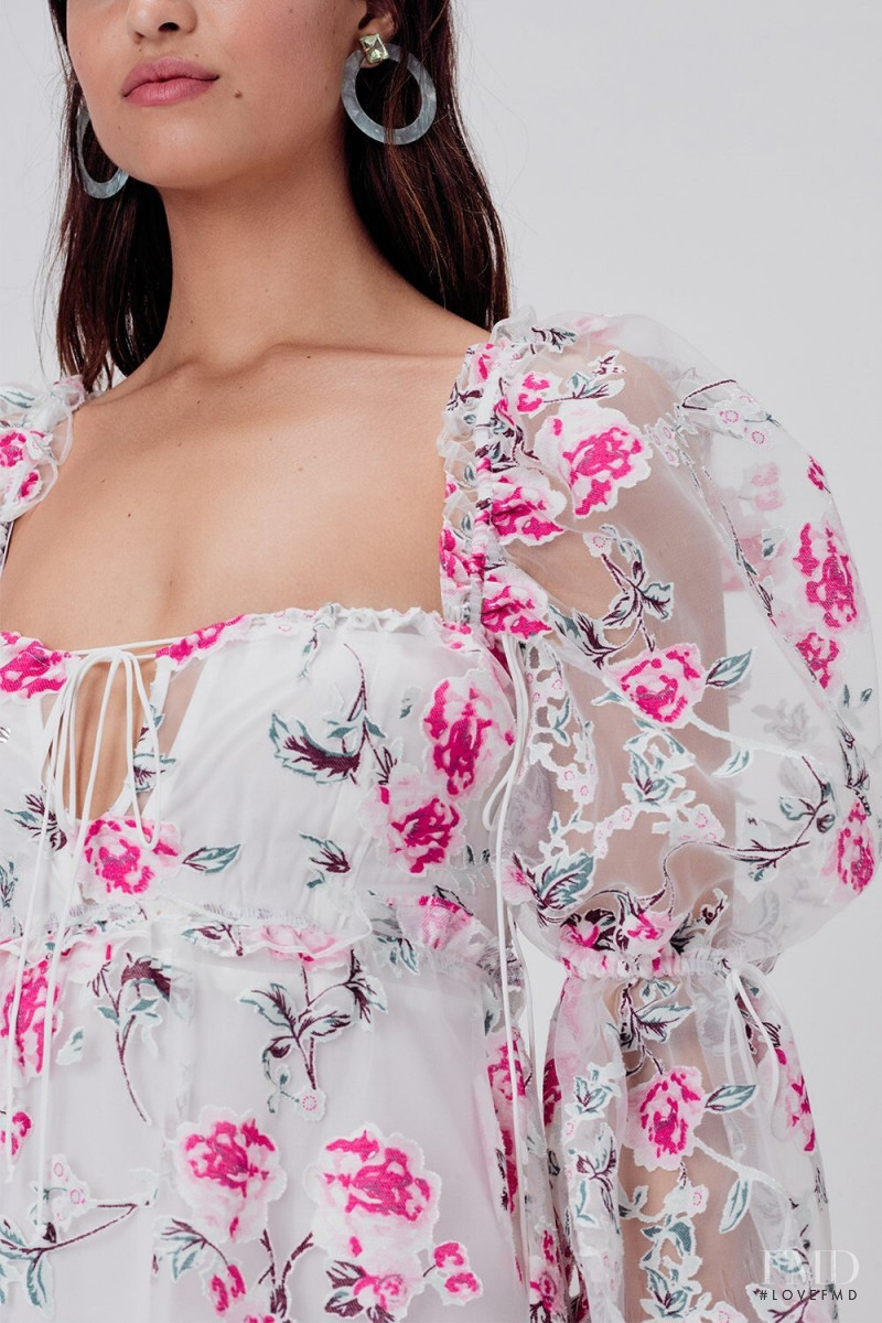 Robin Holzken featured in  the For Love & Lemons catalogue for Spring/Summer 2020