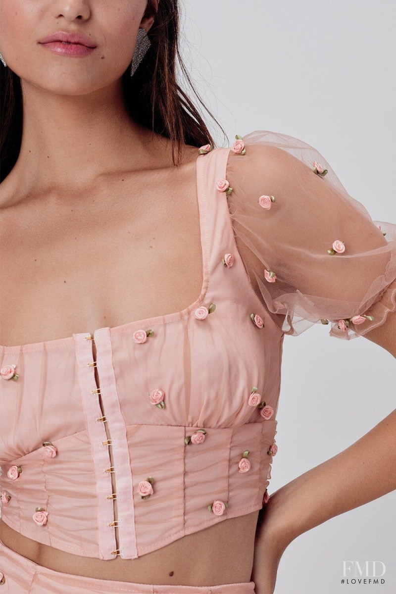 Robin Holzken featured in  the For Love & Lemons catalogue for Spring/Summer 2020