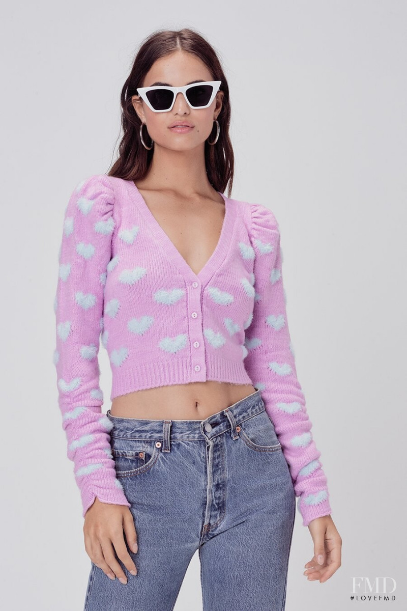 Robin Holzken featured in  the For Love & Lemons catalogue for Spring/Summer 2020