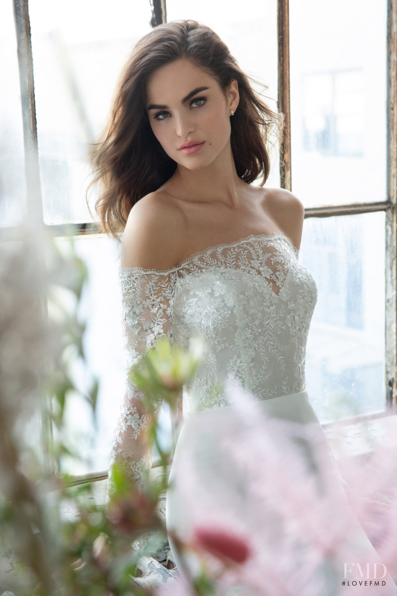 Robin Holzken featured in  the JLM Couture lookbook for Fall 2019