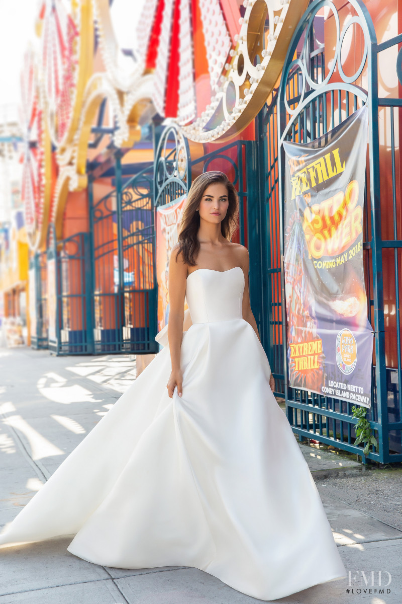 Robin Holzken featured in  the JLM Couture lookbook for Fall 2019