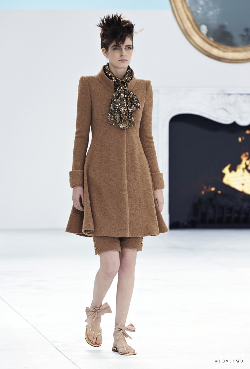 Zlata Mangafic featured in  the Chanel Haute Couture fashion show for Autumn/Winter 2014