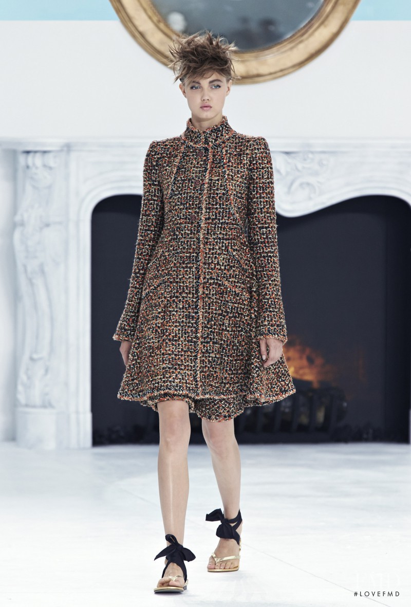 Lindsey Wixson featured in  the Chanel Haute Couture fashion show for Autumn/Winter 2014
