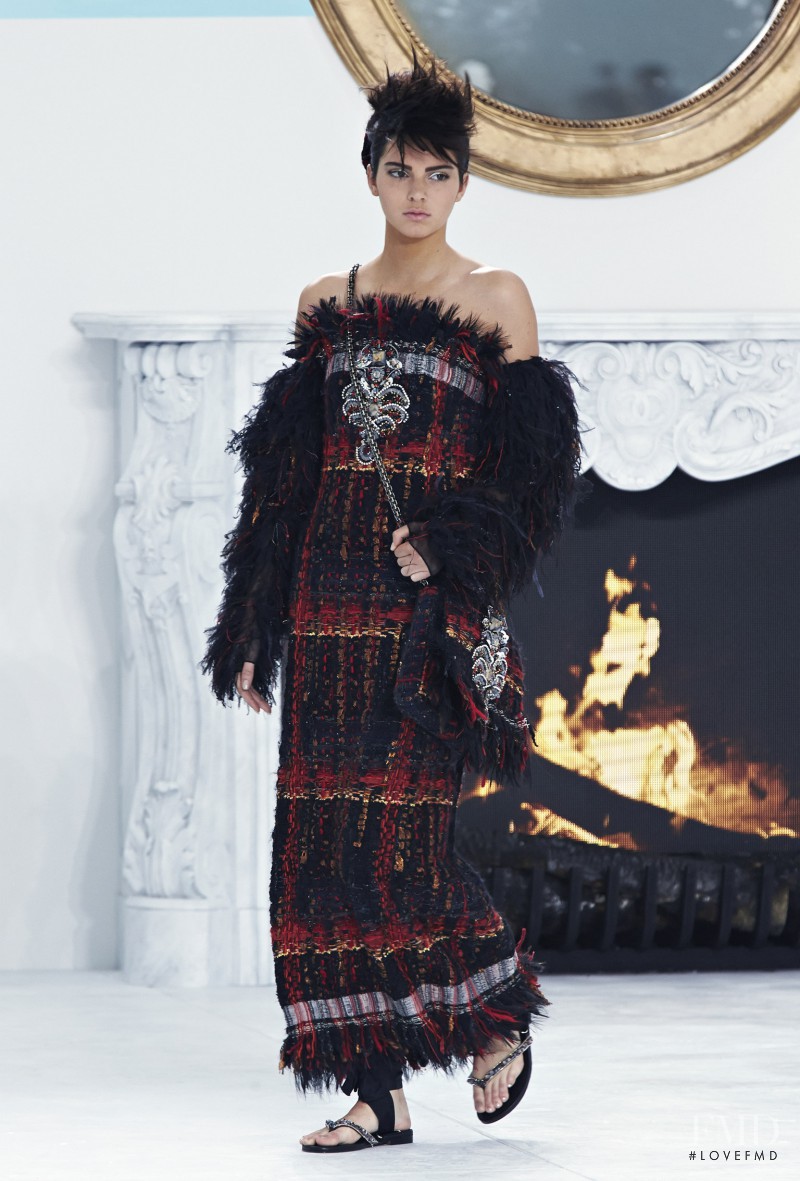 Kendall Jenner featured in  the Chanel Haute Couture fashion show for Autumn/Winter 2014