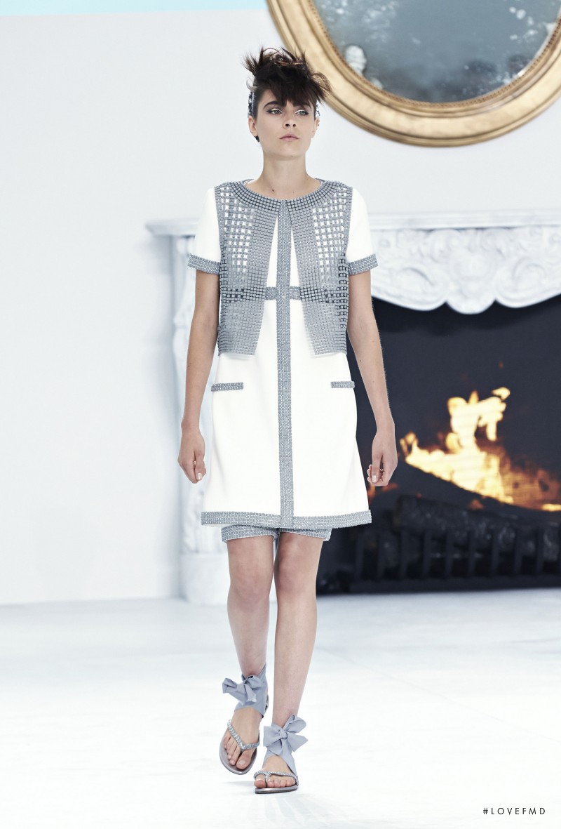 Charlotte Coquelin featured in  the Chanel Haute Couture fashion show for Autumn/Winter 2014