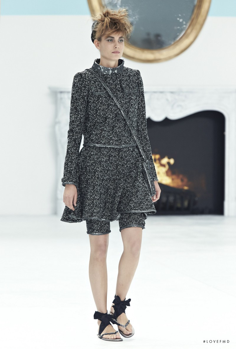 Nadja Bender featured in  the Chanel Haute Couture fashion show for Autumn/Winter 2014