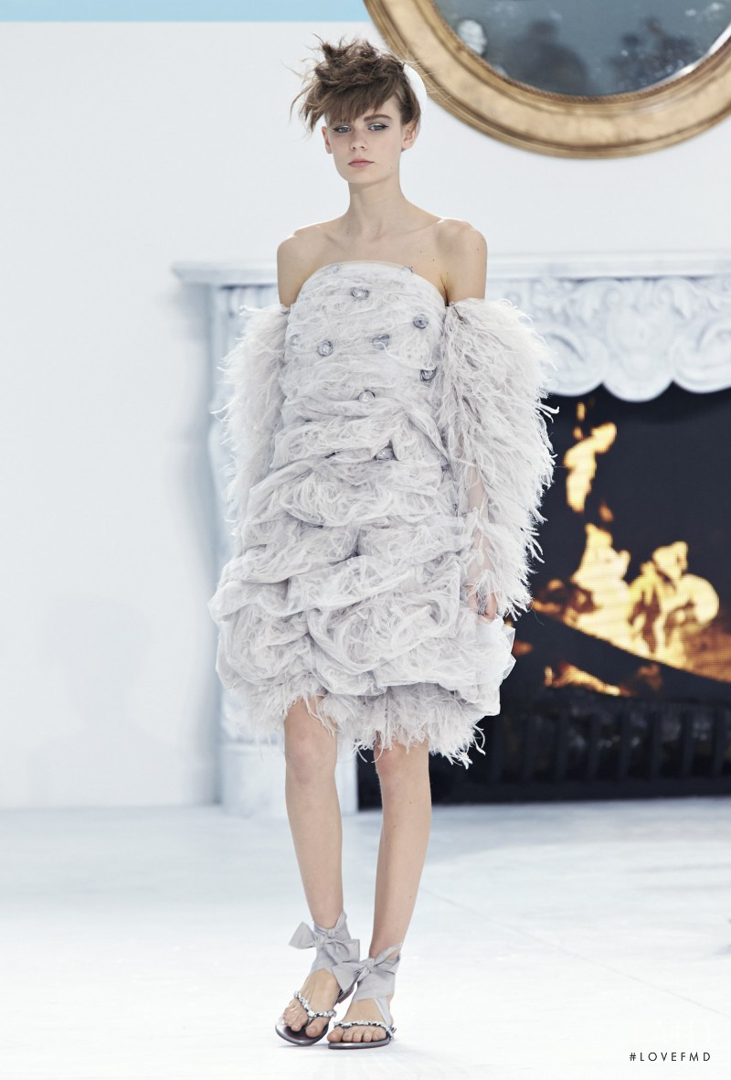 Alexandra Elizabeth Ljadov featured in  the Chanel Haute Couture fashion show for Autumn/Winter 2014