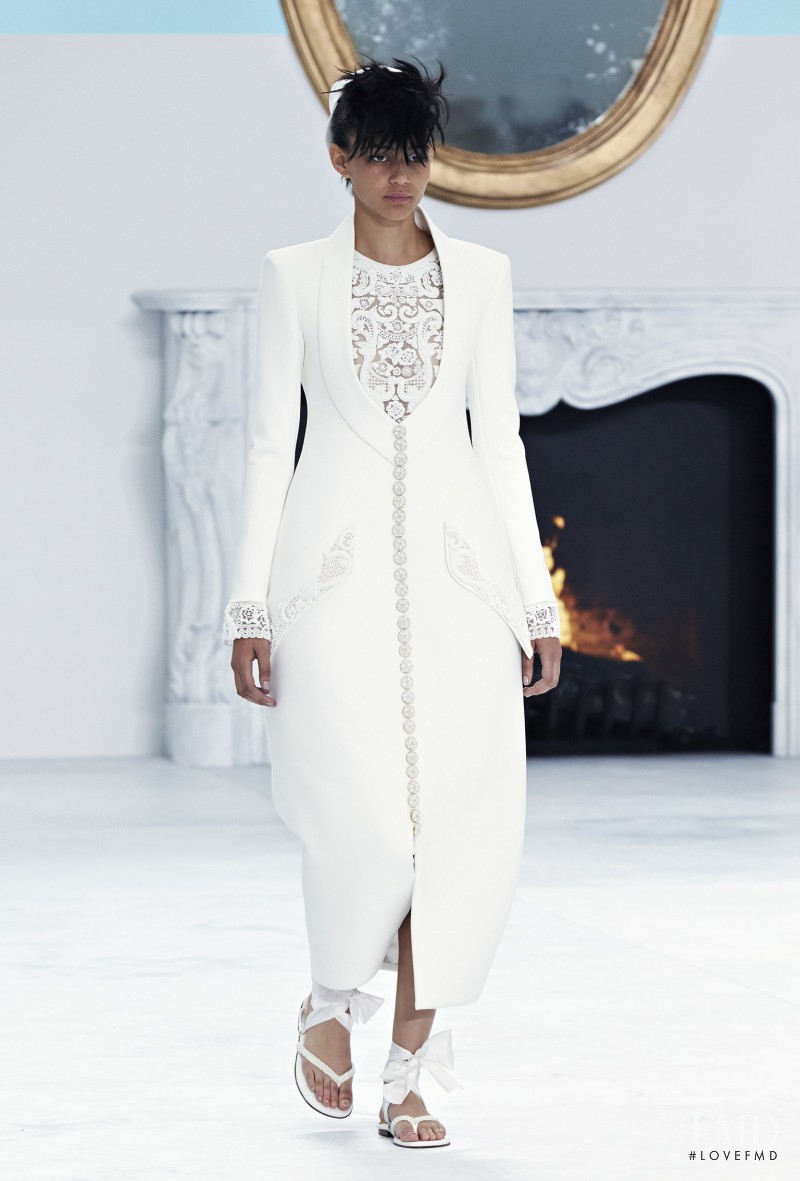 Binx Walton featured in  the Chanel Haute Couture fashion show for Autumn/Winter 2014