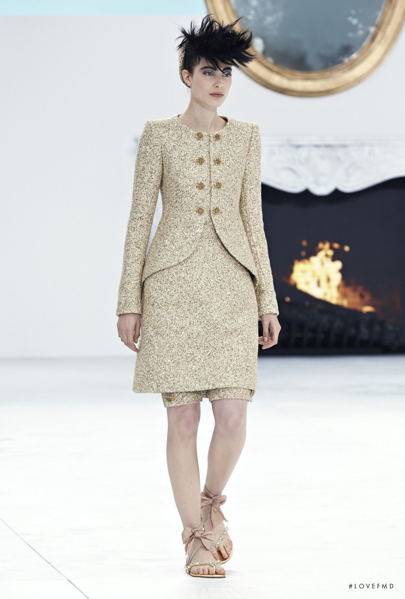Larissa Hofmann featured in  the Chanel Haute Couture fashion show for Autumn/Winter 2014
