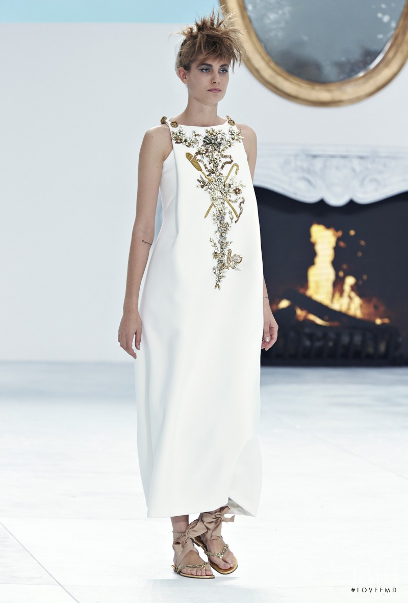 Nadja Bender featured in  the Chanel Haute Couture fashion show for Autumn/Winter 2014