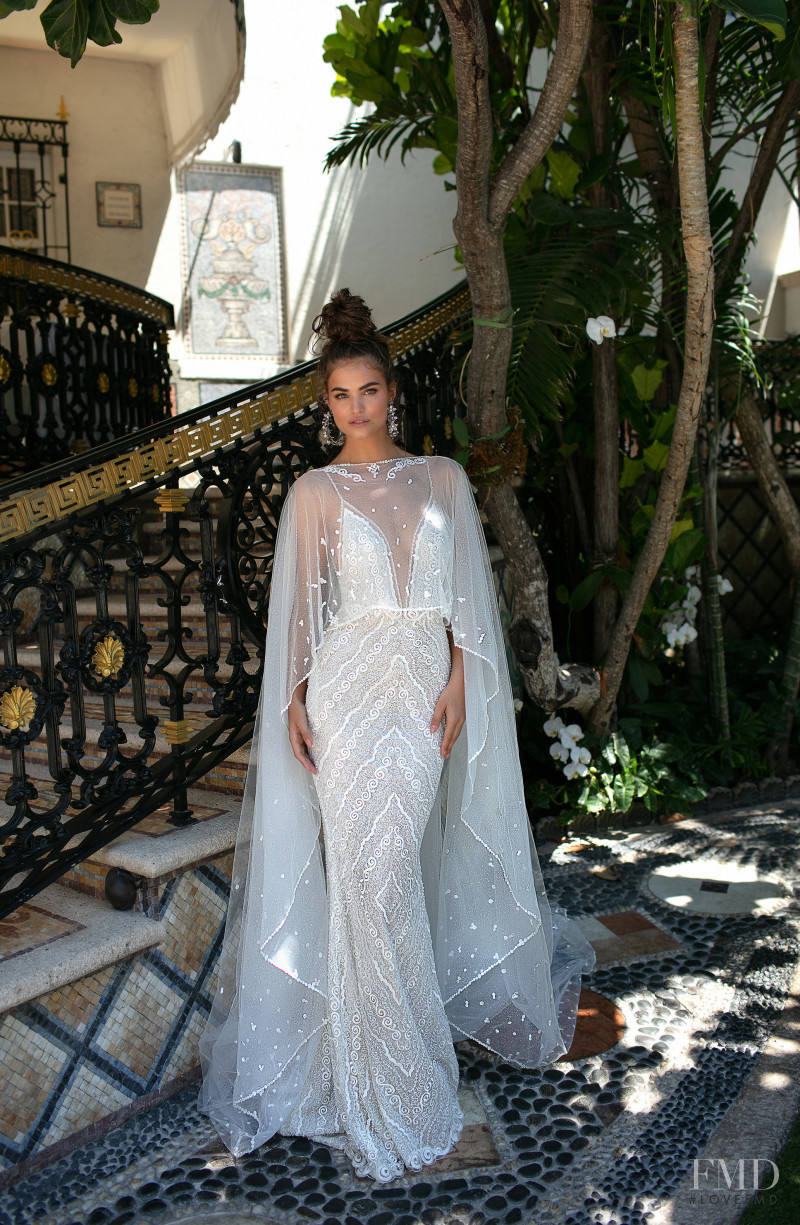 Robin Holzken featured in  the Berta Bridal Miami Collection lookbook for Spring/Summer 2019