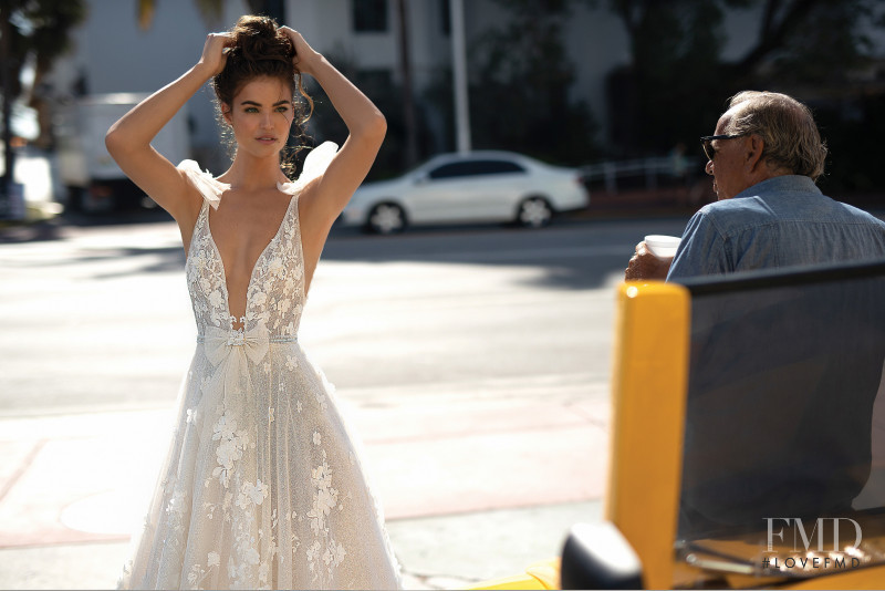 Robin Holzken featured in  the Berta Bridal Miami Collection lookbook for Spring/Summer 2019