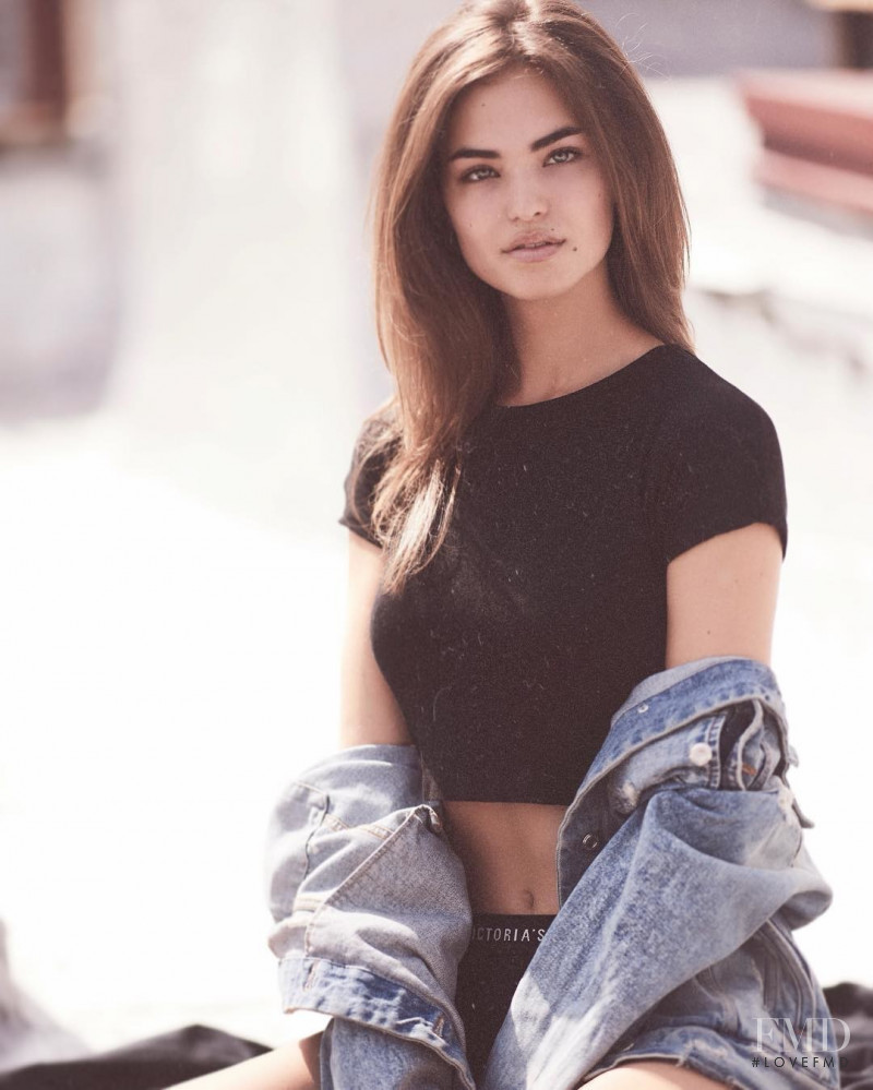 Robin Holzken featured in  the Victoria\'s Secret advertisement for Summer 2018