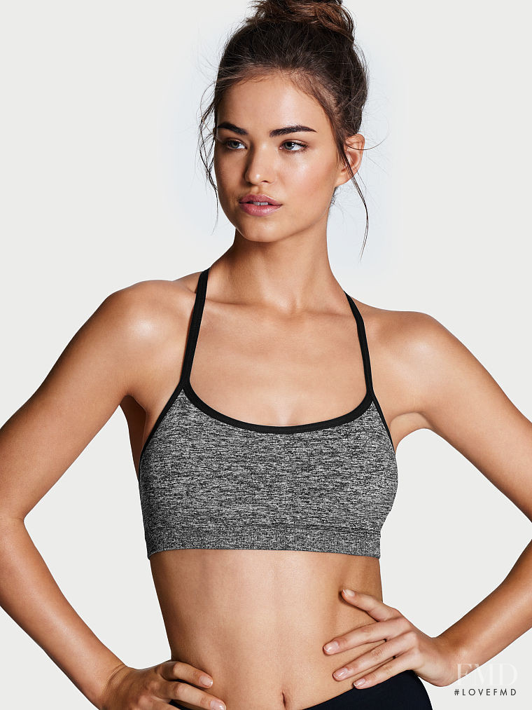 Robin Holzken featured in  the Victoria\'s Secret VSX catalogue for Spring/Summer 2017